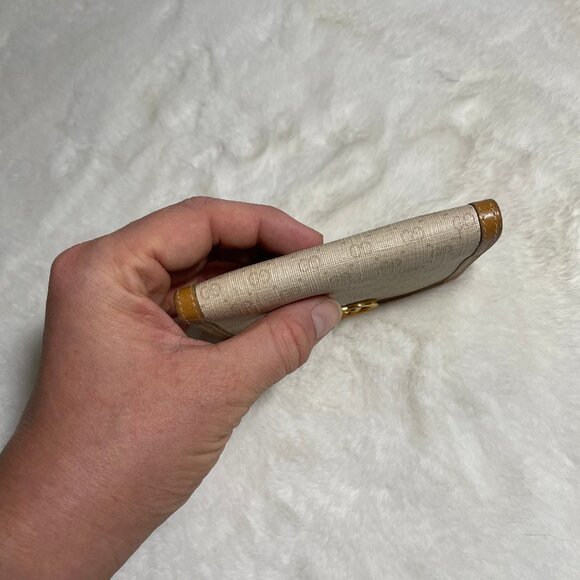 Gucci GG Vintage Monogram Guccissima Leather Compact Wallet Kisslock Clasp - Picture 7 of 15